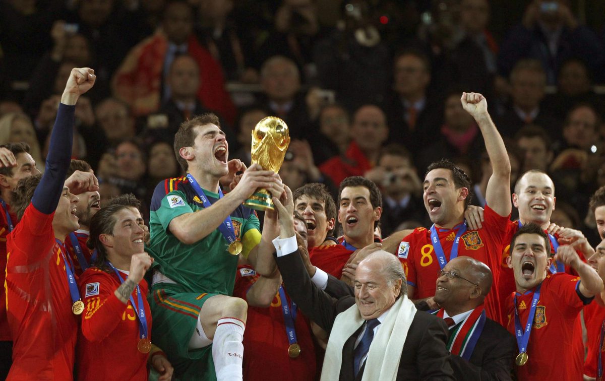 0-1. Iniesta y Casillas guiaron a España a la cima del mundo en Sudáfrica 2010