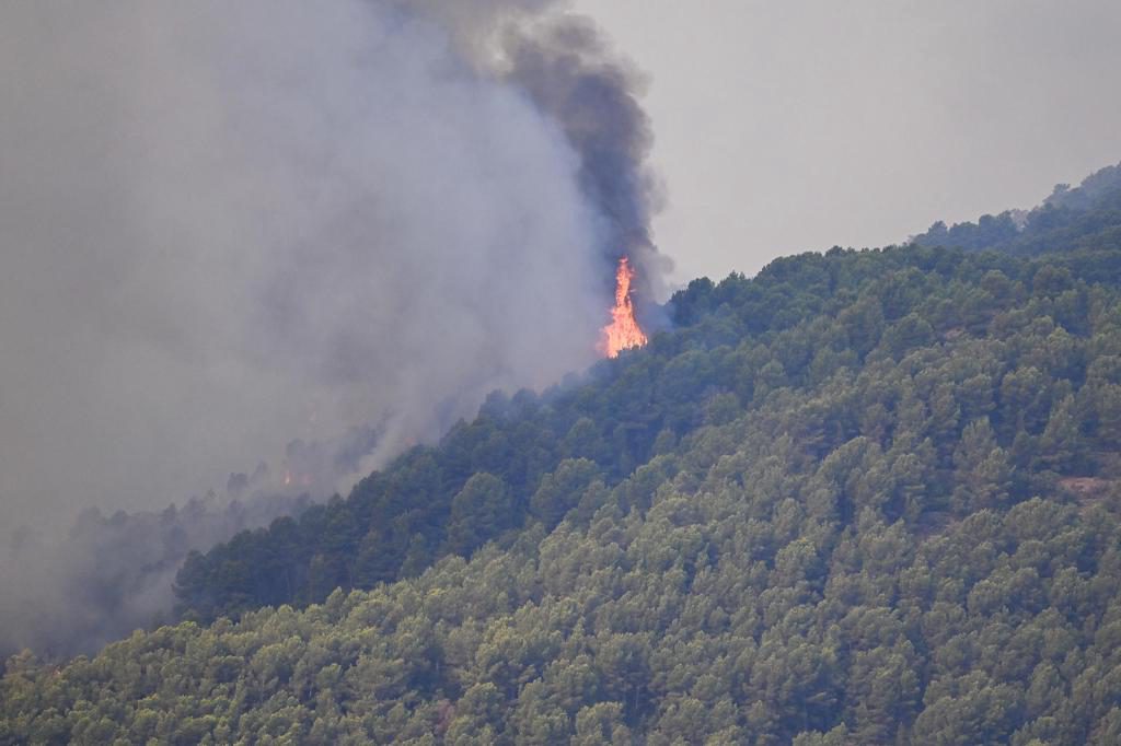 Los incendios de España evolucionan de manera «positiva», pero sigue la situación compleja